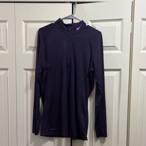 Nike Dark Purple Half-Zip Top